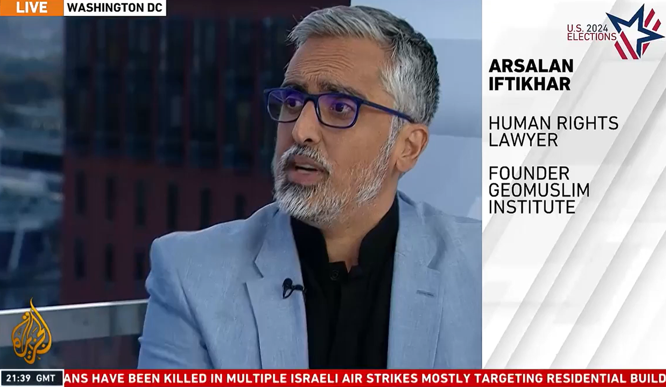 Al-Jazeera English: “GeoMuslim Institute on Trump Election 2024”