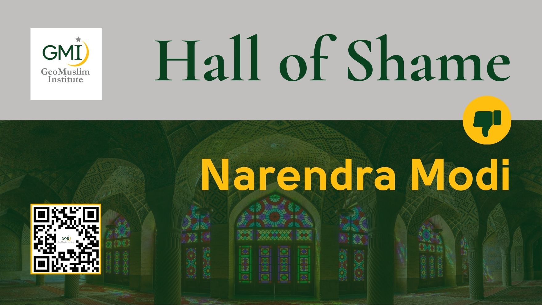 GeoMuslims ‘Hall of Shame’ on Narendra Modi